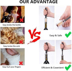 Air Pressure Pump Bottle Opener With Foil Cutter,Efficient|Lightweight|Funny Wine Opener,Simple Cork Remover,Efficient Corkscrew Bottle Opener,Great For Wine Lovers,Perfect Wine Gift. (3)