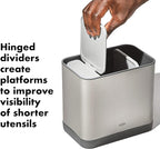 OXO Good Grips Adjustable Stainless Steel Organizer, Large Utensil Holder