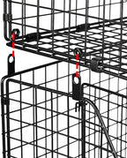 2-Tier Stackable Can Organizer for Pantry Shelves, 2 Pack Soda Can Organizer with 4 Adjustable Dividers, Kitchen Can Storage Organizer, Wire Drink Organizer, Metal Can Dispenser for Cabinets Shelf