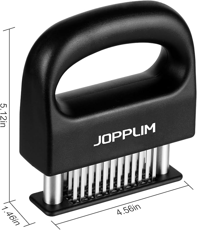 Meat Tenderizer, With 48 Stainless Steel Ultra Sharp Needle Blades, Meat Poultry Tenderizer, for Tenderizing Beef, Pork, Turkey, Fish, Cooking Tool Best for Tenderizing, Marinade, BBQ