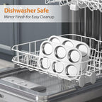 E-far Muffin Top Pan Set of 2, Stainless Steel 6-Cavity Shallow Cupcake Pan for Baking Whoopie Pie, Yorkshire Pudding, Eggs, Cornbread, Drop Cookies, Non-toxic & Standard Size, Oven & Dishwasher Safe