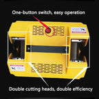 Electric Garlic Root Stem Cutter, Double Head Garlic Top Tails Remover Machine,Cut Beard and Roots, for Garlics, Onion