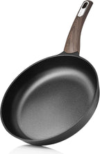 SENSARTE Nonstick Frying Pan Skillet, Egg pan, Omelette Pan, Healthy Cookware Chef's Pan, PFOA Free, 9.5 Inch, Black