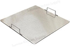 Sunrise Stainless Steel Fryer Screen with Handles (Solid Screen) (1, 13.5" x 13.5" x 1.75")