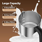Milk Frother and Steamer, Detachable Electric Milk Frother, 30.44Oz./900ML Capacity, Automatic Warm and Cold Foam Maker, Hot Chocolate Maker
