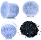 Capresso 12 Replacement Charcoal Water Filters, Compatible with Coffee Maker Part 4440.90 and Elegance, CoffeeTEAM Models #451, #452, #453, #454 CM200, CM300, MT500, MT500 PLUS