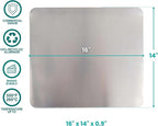 Baker's Secret Pure Aluminum Insulated 16" Cookie Sheet Commercial Grade, 100% Recycled Alu Cookie Sheet Extra Thick - The Natural Aluminum Collection