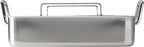 Tramontina 16.5-Inch Stainless Steel Deep Roasting Pan with Basting Grill and V-Rack, Turkey Roaster for Oven, Dishwasher Safe, Made in Brazil