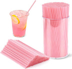 600 Pcs Pink Coffee Stirrers Stir Sticks Set - Acrylic Stir Stick Holder Cocktail Straws Bar Straws Drink Stirrers for Coffee Whiskey Valentines Day Disposable Drinking Straws Party Supplies