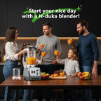 1800W Blender for Smoothies 70 oz Large Capacity Countertop Blenders with 20 oz Grinding Cup - 28000RPM High Speed Kitchen Blender for Ice Crushing, Frozen Drinks, Milkshakes & Puree