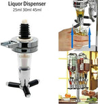 2 Piece 45ml Liquor Dispenser Bar Optic Spirit Measure Pub Dispenser Drink Spirit Wine Cocktail Pourers Bar Tool