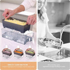 ONCE FOR ALL Safe Mandoline Slicer For Kitchen, AdjustableThickness 0.1-8 mm Professional Vegetable Slicer For Food, Fruit Slices, Potato Chips, Fast Meal Prep (4th Gen Gray)