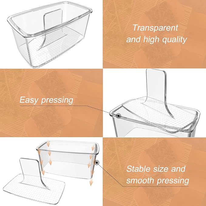 2PCS Clear Musubi Maker Kit, Non-stick Onigiri Press, BPA-Free Sushi Mold for Hawaiian Musubi