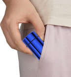 TecQach Portable Aluminum Storage Jar 3-Pack,Airtight Smell Proof Container, Metal Waterproof Small Bottle Multipurpose Container for Coffee & Teas, (Purple+Green+Blue)