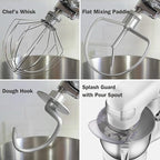 Cuisinart SMD-50GPH Precision Pro 5.5-Quart Digital Stand Mixer with 12-Speeds, 3 Preprogrammed Food Prep Settings, Mixing Bowl, Whisk, Flat Mixing Paddle, Dough Hook, and Splash Guard, Graphite