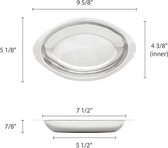 12 oz oval au gratin dish (0.7 millimeter), comes in each