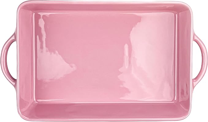 10 Strawberry Street Daisy Rectangular Baker, Pink