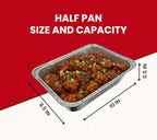 Flame-Free Catering Heat Pads & Buffet Kits – Sustainable Natural Mineral Food Warming Solution for Full & Half Pans (Party Kit/Pack of 8)
