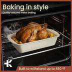Nonstick Loaf Pan Set Pack of 4, Carbon Steel 11" Large Baking Bread Pan, Oven Safe Up to 450°F, PFOA, PFOS, PTFE Free, Space Saving Stackable Design, Stain Resistant, Dishwasher Friendly,White Marble