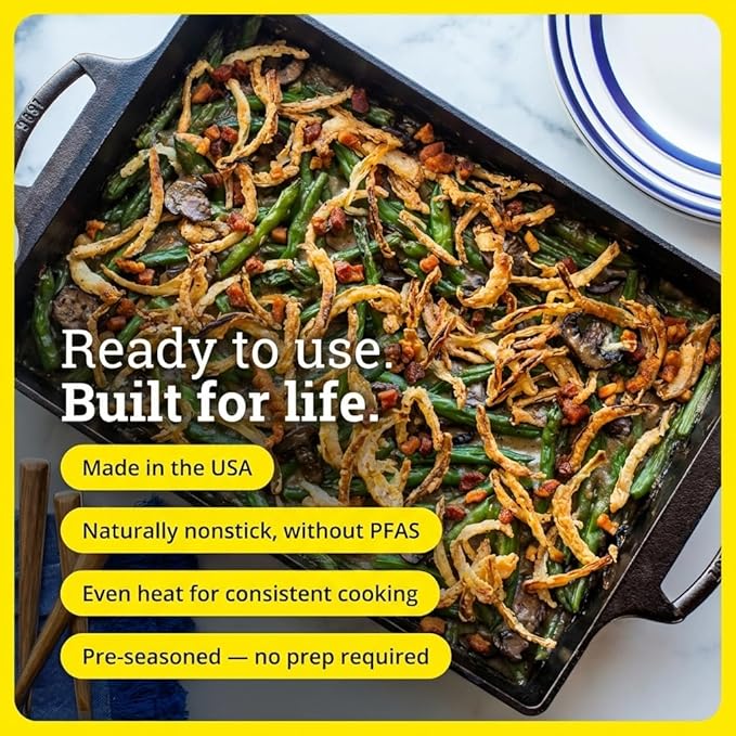 Lodge Cast Iron Casserole Pan