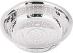 Winco Chinese Colander with 5mm Holes, 13-Inch, Stainless Steel, Medium