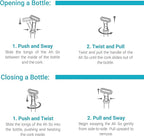 Ah So Wine Opener - Two Prong Cork Puller with 2 Wine Stoppers for Wine Bottles - Stainless Steel Wine Bottle Opener - Ideal for Safely Removing Fragile, Old Corks Intact - Gifts for Wine Lovers