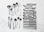Lenox Silverware Set, Ashbridge 80-Piece Flatware Set, Service For 12, Rust Resistant 18/10 Stainless Steel, Dishwasher Safe, Knives Spoons And Forks Sets, Home And Kitchen Utensils (Silver, 80 Piece)