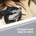 Hamilton Beach Walk 'n Cut Electric Can Opener for Kitchen, Use On Any Size, Automatic and Hand-Free, Cordless & Rechargeable, Easy Clean Removable Blade, Black (76501G)