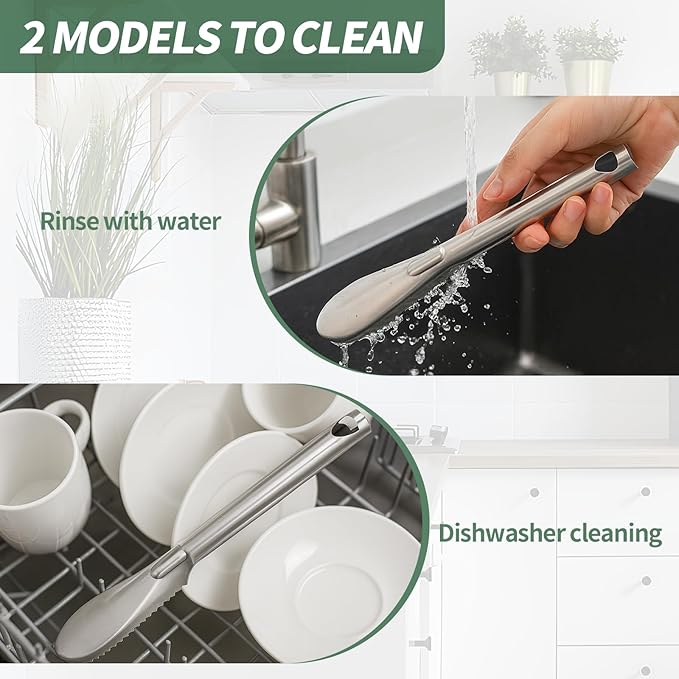 4 PCS Fish Scaler, Stainless Steel Fish Scale Remover, Fish Descaler Tool with Serrated Blade Design, Ideal for Home, Kitchen, Seafood Markets, and Professional Use