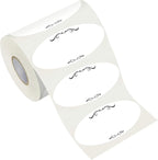 500 Removable Freezer Pantry Canning Labels Set Water Oil Resistant with Perforation Line for Food Containers Jars Kitchen Restaurant Storage Organization