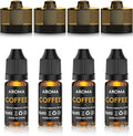 Cocktail Bubble Smoke Gun Accessories, 10ml, Includes 4 Contains, 4 Aromatic Flavor Oils, Coffee Flavor
