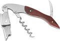 ELEGANTZ Wine Bottle Opener Set – Premium Corkscrew with Foil Cutter & Beer Bottle Opener – Ergonomic Wooden Handle for Smooth Cork Removal – Sommelier Accessories Gift for Wine Lovers