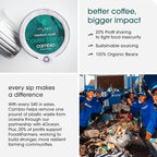 Cambio Roasters House Blend Coffee Pods - New Aluminum Pods, Organic Coffee K Cups, Medium Roast K Cup Coffee, Works With Keurig, 60 Count