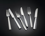 Lenox Lachlan 65-Piece Flatware Set, 10.45 LB, Metallic