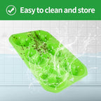 2PCS Silicone Donut Mold, 6 Holes BPA Free Donut Pan Baking Mold, Donut Pan for Baking Heat Resistant Doughnut Baking Pan Non-Stick Food Grade Silicone Doughnut Pan Set (Green)