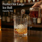 BELLAFORTE Tritan Plastic Whiskey Glasses Set of 4, 13oz Unbreakable Wine Glasses, Shatterproof Crystal Cut Drinking Glasses for Old Fashioned, Cocktails - BPA Free - Dishwasher Safe - Clear