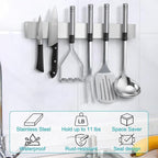 Magnetic Knife Holder for Wall 18 Inch Knife Magnetic Strip Refrigerator Knife Magnet Bar Wall Mount Knife Rack for RV Kitchen Utensil Holder Metal Tool Holder Knife Block for Kitchen Organization