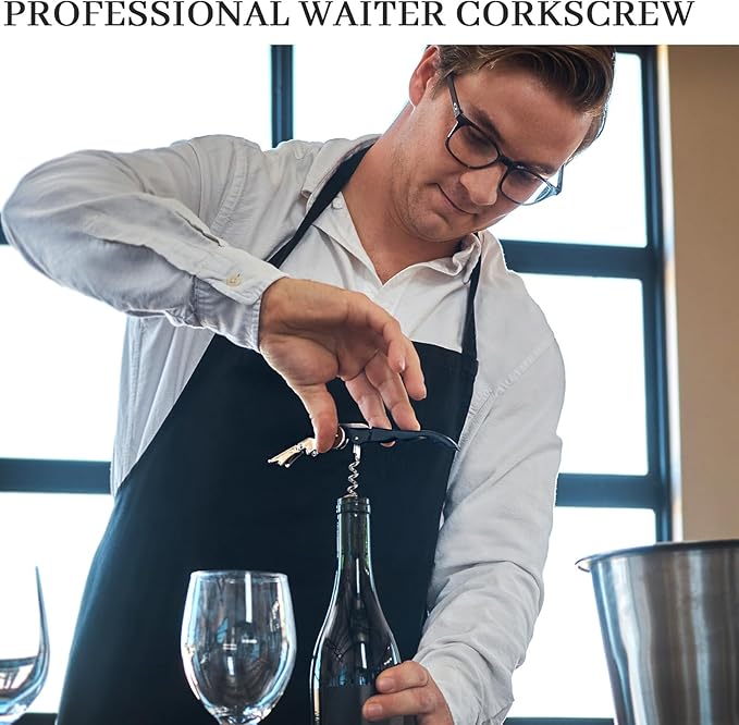 HYZ Wine Opener Bulk 20-Pack for Bartender, Professional Waiter Corkscrew Wine Key for Servers & Restaurant, Double Hinged Wine Bottle Opener with Foil Cutter, Commercial Bulk Set, (Multicolor)