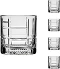 Ocean by Anchor Hocking Traze Future Rocks Glasses (4-Pieces), 12-ounce, Dishwasher Safe