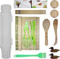 Sushi Making Kit, All-in-One Bazooka Roller Set, with Bamboo Mats, Sushi Bazooka, Avaocado Slicer, Chopsticks, Sauce Dish, Rice Paddle