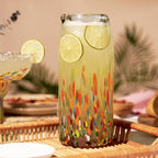 Segunda Vida Artistico Recycled Glass Carafe, Hand Blown Pitcher, Home Cocktail Bar Gifts, Colored Mexican Pitcher, 42oz Set of 1