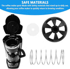 Coffee Machine Brewing Basket Bottom Spring Loaded Stopper Kits Fits For Black+Decker Coffee Makers Brew Basket, Fits For Mr. Coffee Majority 4-12 Cup Drip Coffee Makers