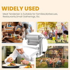 Heavy Duty Manual Meat Tenderizer Cuber Tool Steak Flatten Cuber Rolling Meat Poultry Tenderizer Machine Clamp on Meat Tenderizer Kitchen Tool
