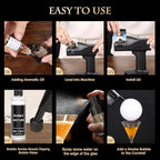 Cocktail Bubble Smoke Gun Accessories, 10ml, Includes 4 Contains, 4 Aromatic Flavor Oils, Vanilla Flavor