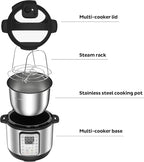 Instant Pot Duo Plus 9-in-1 Electric Pressure Cooker, Slow Cooker, Rice Cooker, Steamer, Sauté, Yogurt Maker, Warmer & Sterilizer, Includes App With Over 800 Recipes, Stainless Steel, 3 Quart