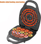 110/220V Electric 16 Capacity Mini Donut Maker Non Stick Donut Maker Baking Machine, Cake Pop Maker for Breakfast