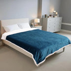 Electric Heated Blanket Twin Size - 62"x84", Soft Flannel Heating Blanket, 10 Heating Levels, 1-12 H Auto Shut Off, Breathable Warm and Washable for Bed, Lake Blue