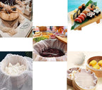 1Pcs Rice Net, 45 x 39 inch Sushi Rice Cooking Net,Non-Stick Rice Cooker Napkin,Reusable Home or Commercial Rice Net,Fine Mesh Steam Cloth