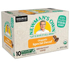 Newman's Own Organics Special Blend Decaf Keurig Single-Serve K-Cup Pods, Medium Roast Coffee, 60 Count (6 Packs of 10)