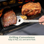 Cuisinart 14-Piece Deluxe Stainless Steel Grill Set, Grilling Accessories Kit with Spatula, Tongs, Corn Holders, Basting Brush, Cleaning Brush & Aluminum Carry Case, BBQ Tools for Outdoor Grill